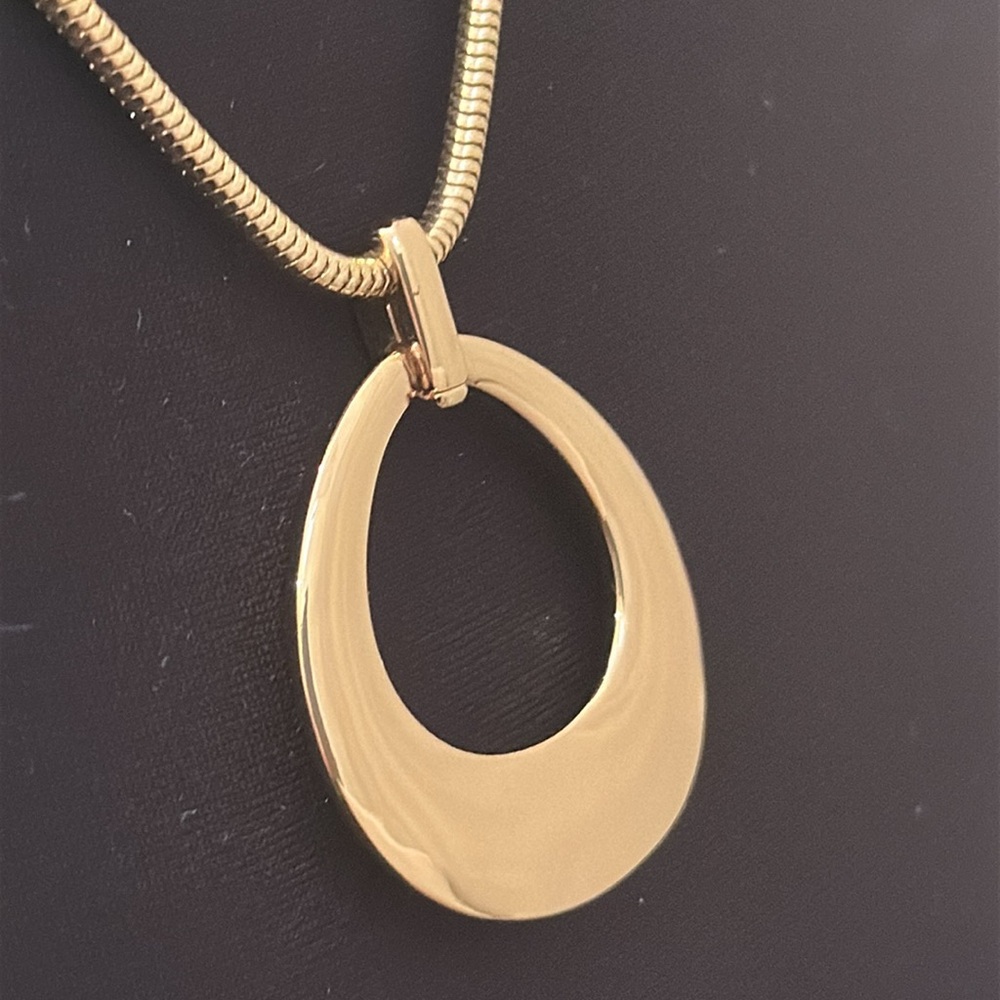 Ann Klein Gold-tone Pendant Necklace